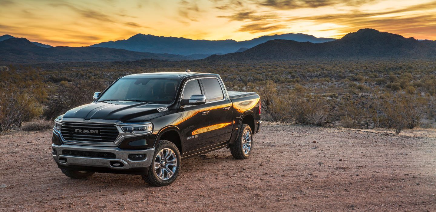 2020 Ram 1500 Front Angle Black Exterior
